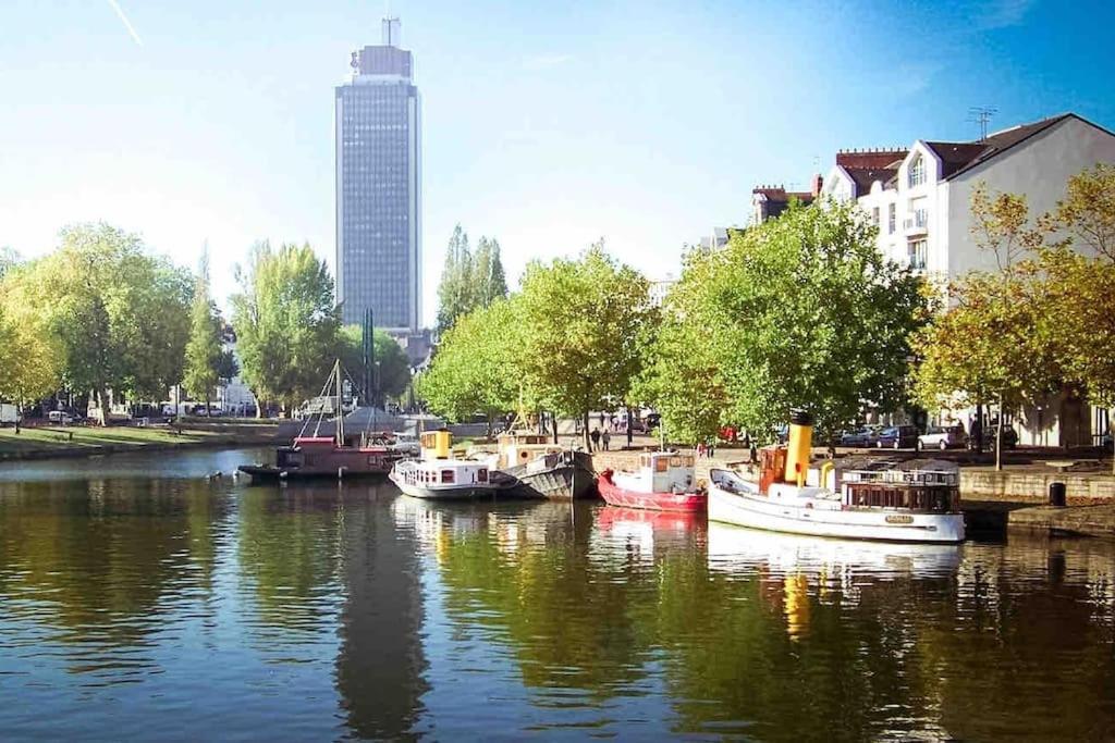 Ferienwohnung Bel Ecrin Sur L'Ile De Nantes - Gare Tgv, Chu, Congres Exterior foto